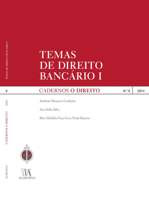 cover image of Cadernos O Direito n.º 8--Temas De Direito Bancário I